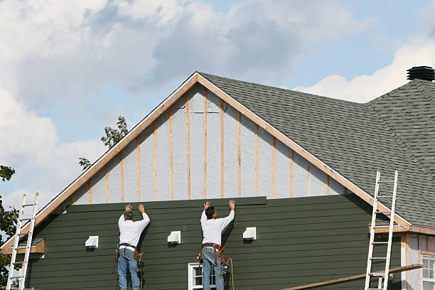 Professional Siding Repair technician working in Woodland, NC